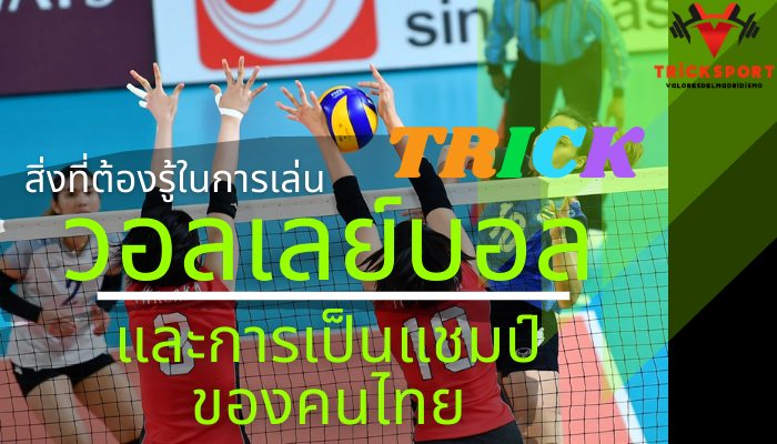 เทคนิควอลเลย์บอลกีฬา สุดฮิตของคนไทย